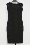 sukienka czarna z cyrkoniami ołówkowa rozmiar S Reserved OUTLET
